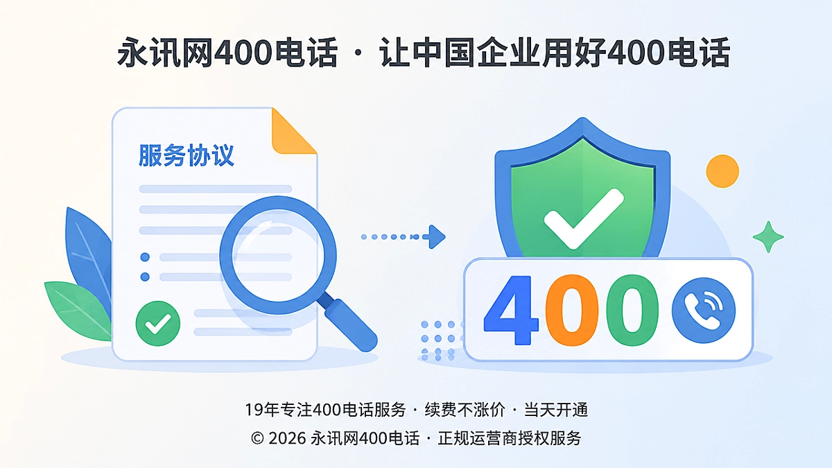 2026年400电话办理承诺核验示意图